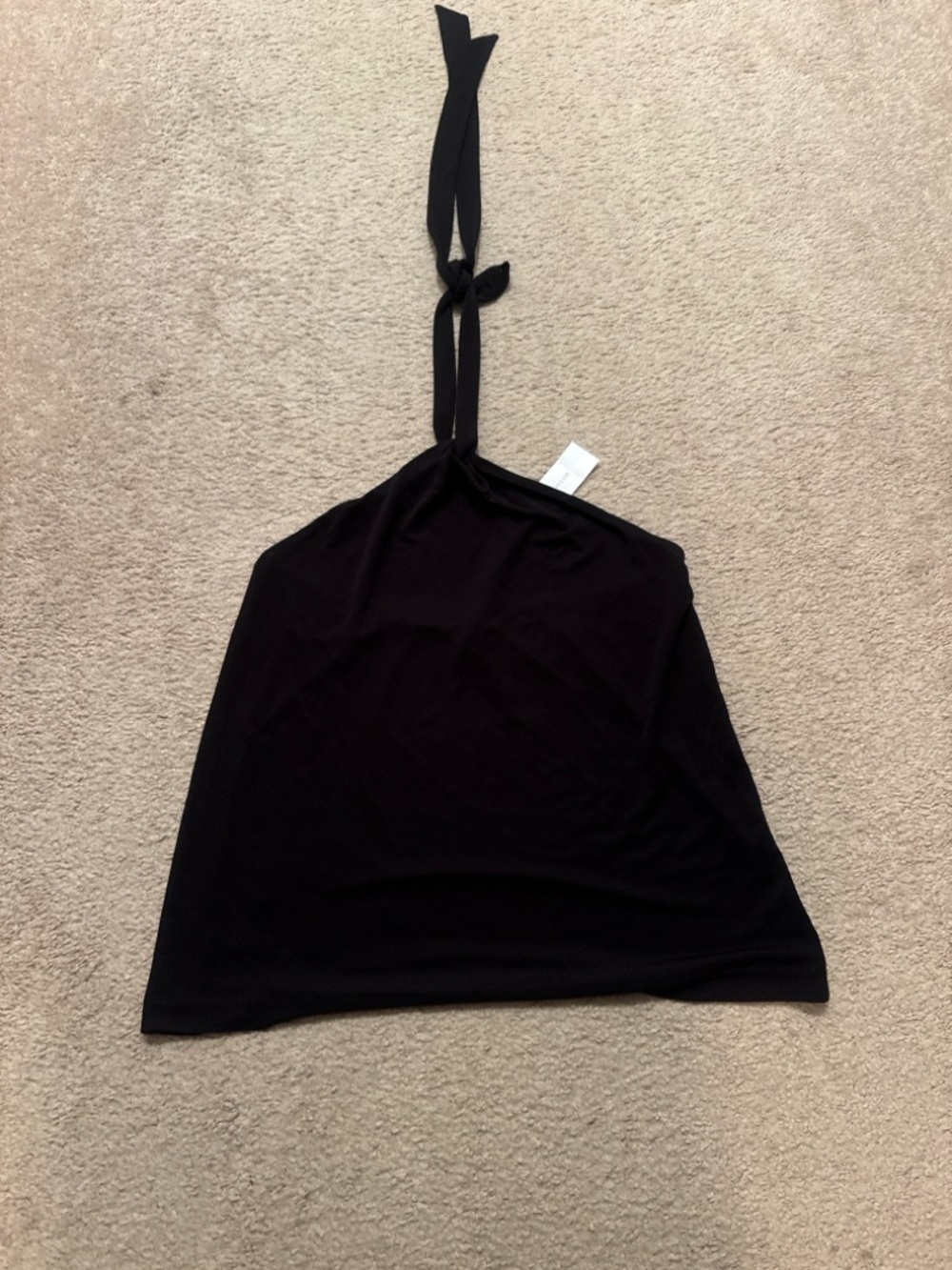 Ann Taylor Black Halter Top NWT Size M Sleeveless Blouse